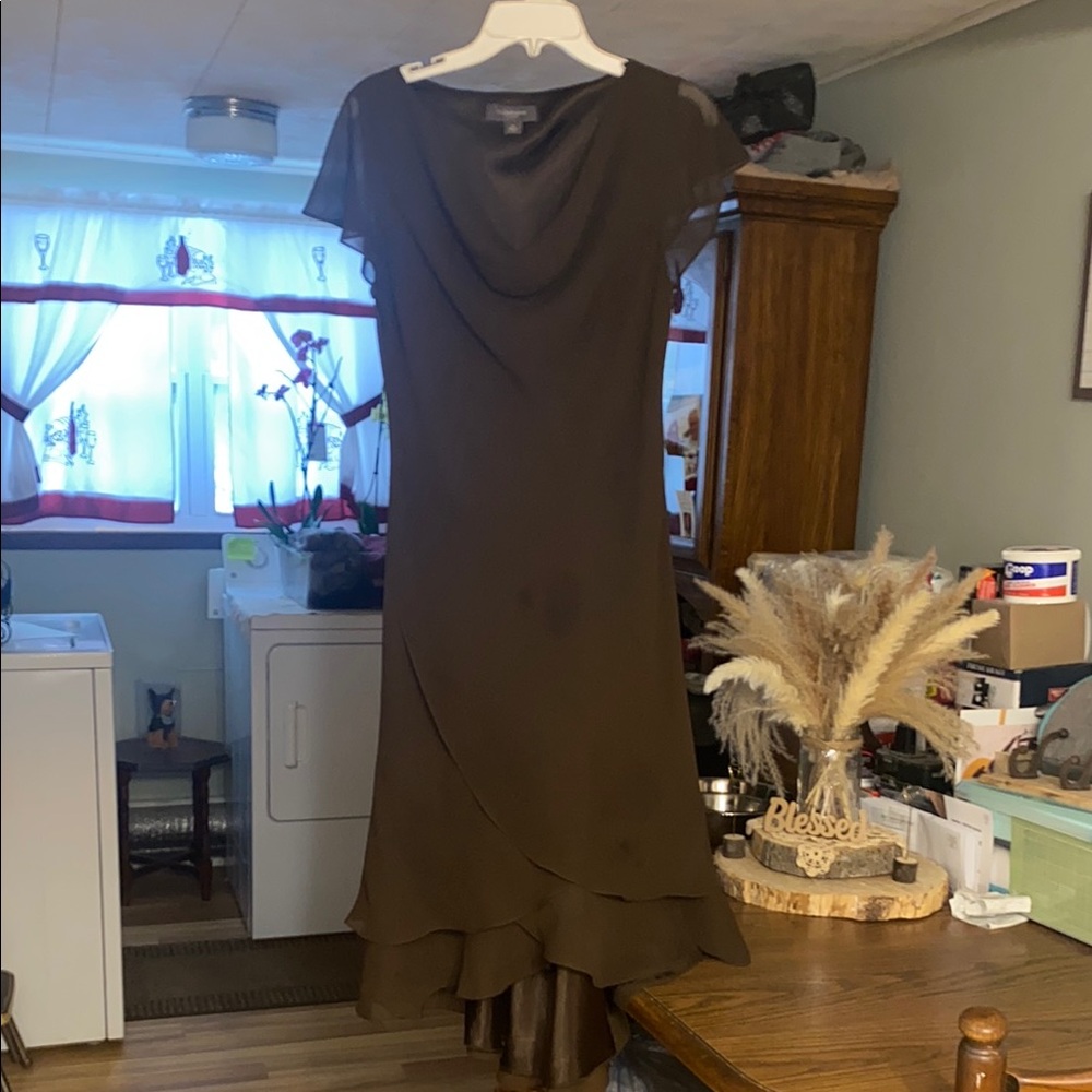 Elegant Brown Dress